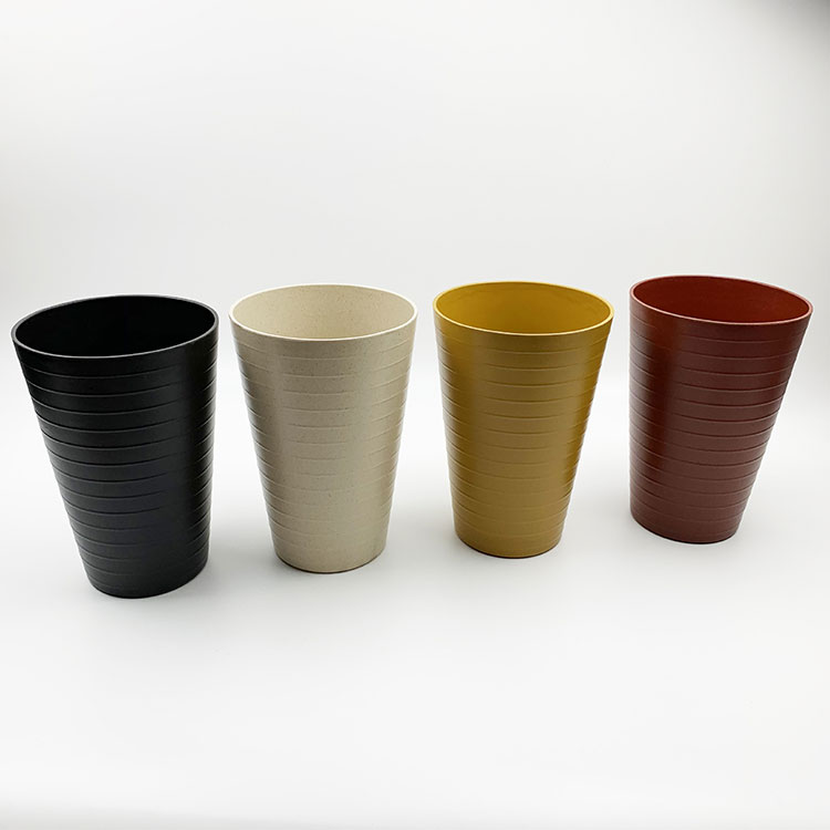 Vasos de flor de fibra de bambu biodegradáveis ​​de comprimento alto